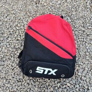 STX Backpack Carry On Lacrosse Sports School Camping Hiking Red Black PJR RDXX